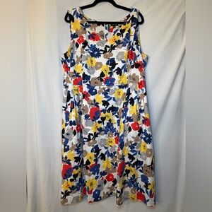 Jones New York Colorful Floral Midi Dress